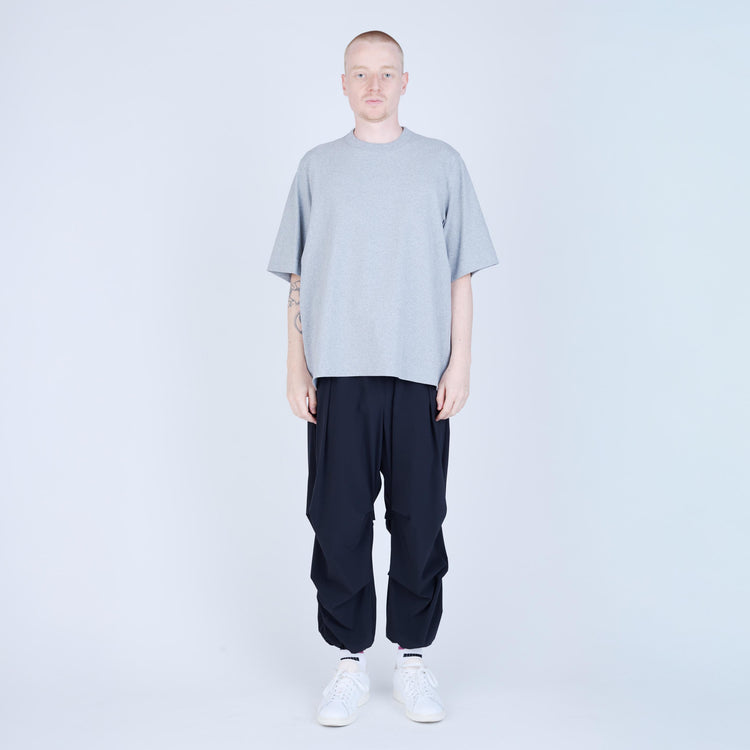 UNTRACE Back Tuck Pants _163 BLACK