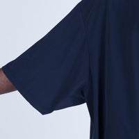 UNTRACE　ライクラスモックS/S _266 DARK NAVY