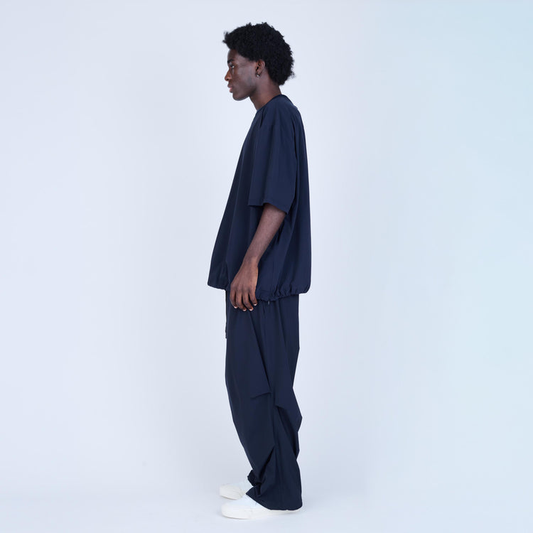 UNTRACE　ライクラスモックS/S _266 DARK NAVY