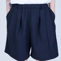 UNTRACE Knee Shorts _263 DARK NAVY / OLIVE