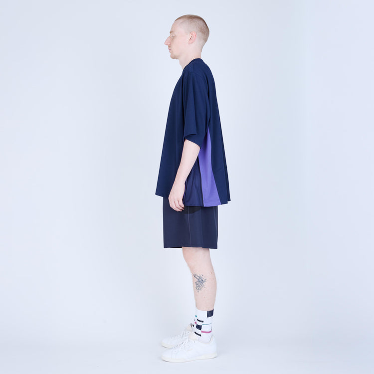 UNTRACE　_271 レジャーショーツ D.NAVY MULTI