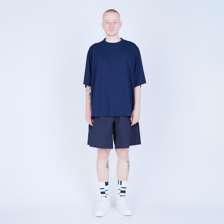 UNTRACE　_271 レジャーショーツ D.NAVY MULTI