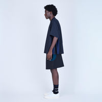 UNTRACE　_271 レジャーショーツ BLACK MULTI