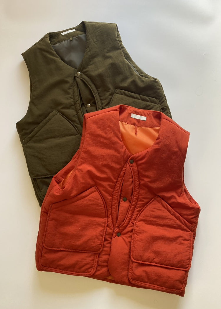 roundabout   8pocket Padded Vest RA26AW-VT01 BLACK