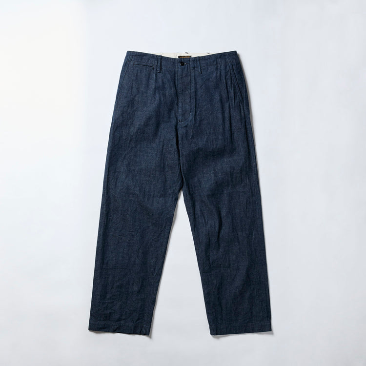 A VONTADE   Type 45 Chino Trousers -10oz Selvedge Denim- VTD-0340-PT-3 INDIGO