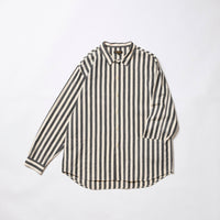 A VONTADE   Gardener Apron Shirts LS OG Cotton/Linen Hard Twist Weaher NATURAL×NAVY