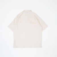 A VONTADE   Italian Open Collar Shirts SS VTD-0398-SH ECRU