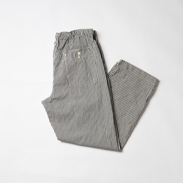 A VONTADE  Mil. Easy Pants Hickoly Hardtwist Chambray