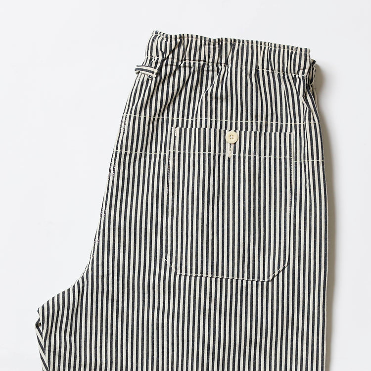 A VONTADE  Mil. Easy Pants Hickoly Hardtwist Chambray