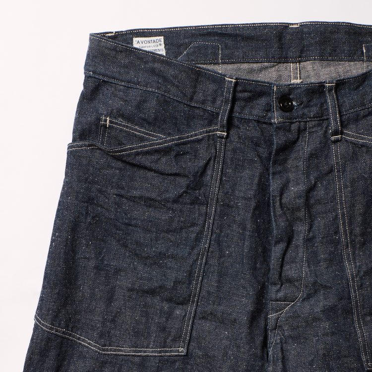 A VONTADE Mil. Denim Trousers -One Washed-