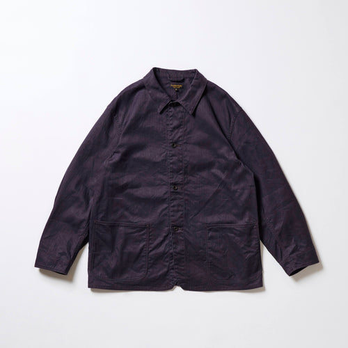 A VONTADE 40's Coverall -C/L Herringbone- VTD-0573-JK EGGPLANT
