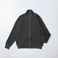 A VONTADE   Big Waffle Drivers Zip Cardigan VTD-0602-CS CHARCOAL