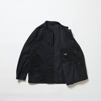 A VONTADE  Stand Collar Work Jacket 11.5oz Natural Slab Denim VTD-0603-JK