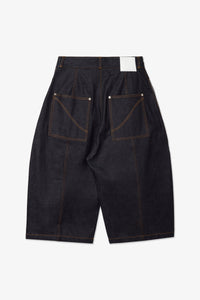 sage NATION  Welt Short Denim - Raw Indigo
