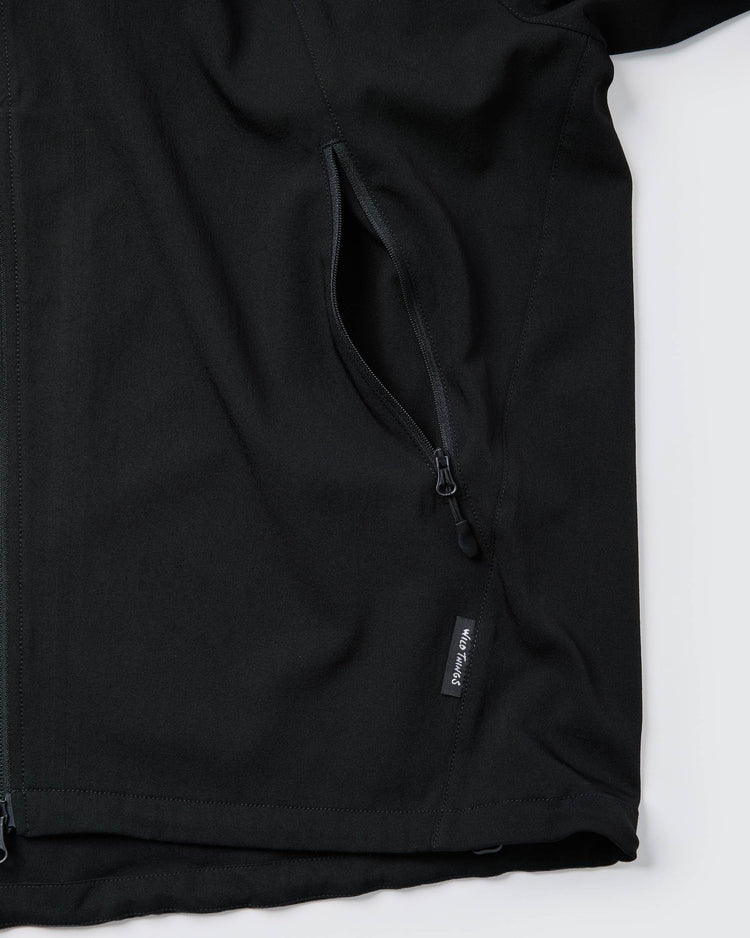 WILD THINGS  ソフトシェルガイドジャケット SOFT SHELL GUIDE JACKET BLACK