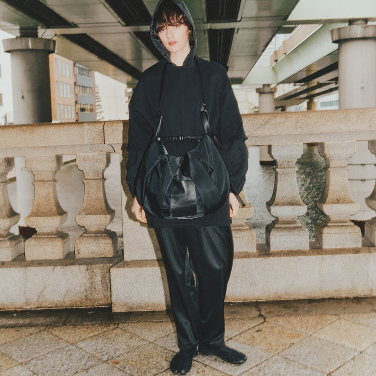 ヨロズ   袴レジ袋 HAKAMA DRAPE BAG