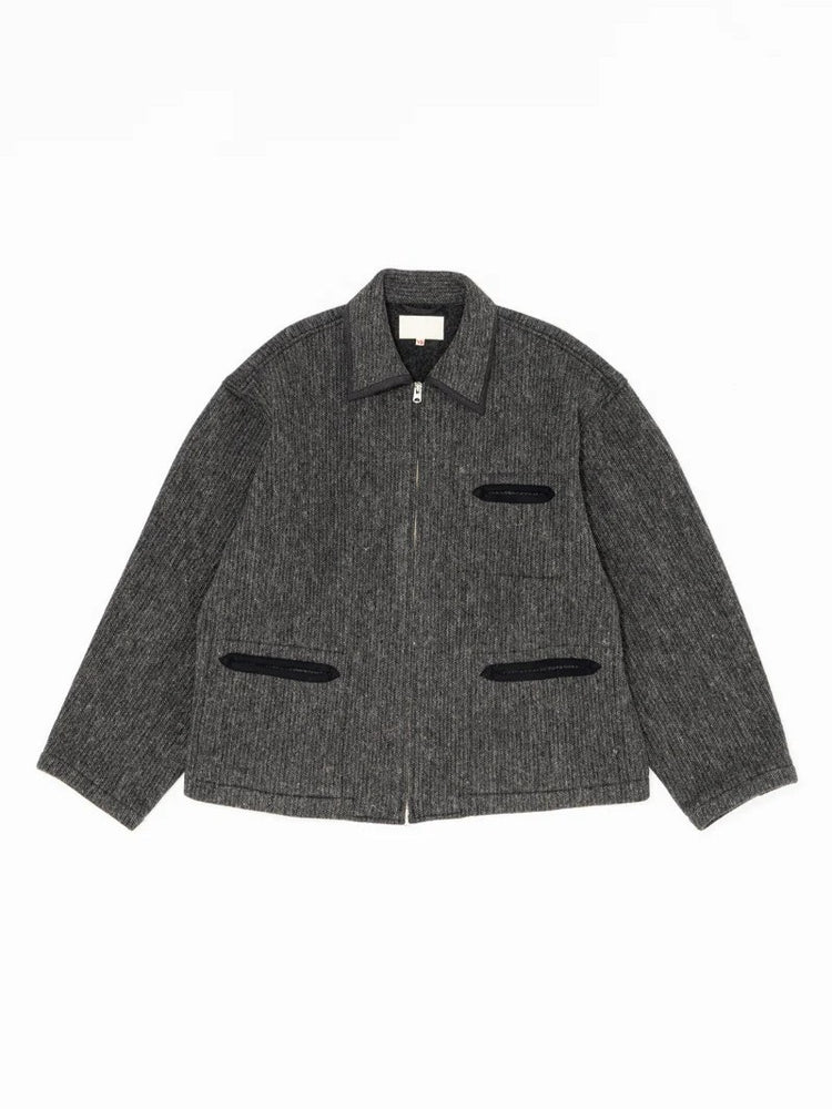 YOKO SAKAMOTO BC ZIP BLOUSON YS-26AW-12 CHARCOAL GRAY