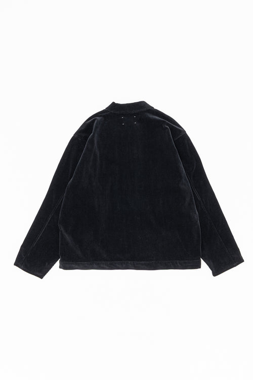 YOKO SAKAMOTO WORK BLOUSE CORDUROY Black YS-26AW-24