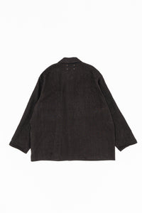 YOKO SAKAMOTO MAX HIGH COUNT HEMP WORK SHIRT BROWN YS-26AW-40