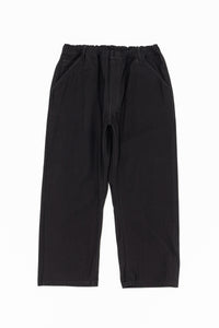 YOKO SAKAMOTO  COTTON RAYON HERRINGBONE WORK 5POCKET EASY PANTS BLACK YS-26AW-48