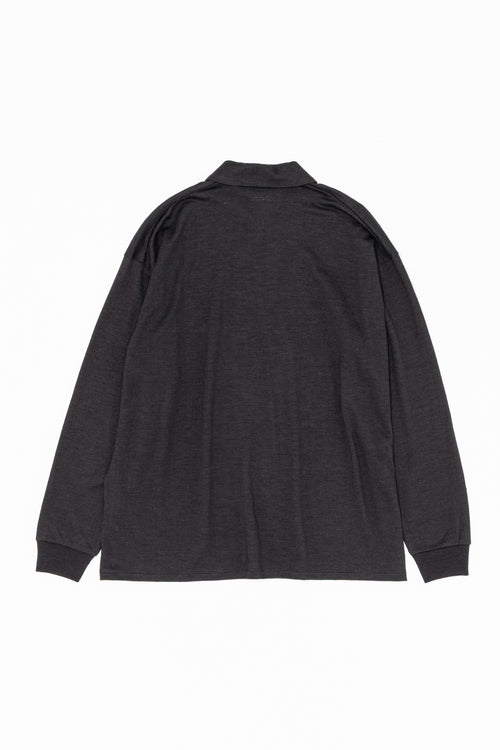 YOKO SAKAMOTO POLO BLACK YS-26AW-95