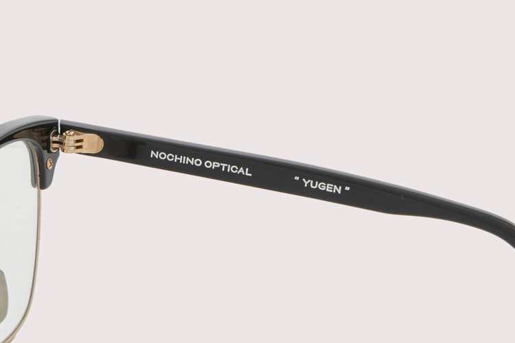 NOCHINO OPTICAL / YUGEN #1. GLOSS BLACK × CLEAR TO GREY (調光モデル)