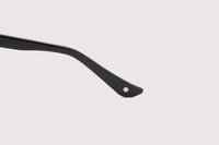 NOCHINO OPTICAL YUGEN #1. GLOSS BLACK & CHAMPAGNE GOLD × CLEAR to GREY (Photochromic)