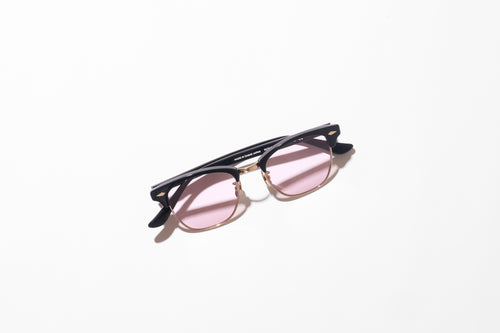 NOCHINO OPTICAL YUGEN #10. GLOSS BLACK & CHAMPAGNE GOLD × SAKURA to D.GREY (dimming)