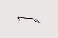 NOCHINO OPTICAL YUGEN #10. GLOSS BLACK & CHAMPAGNE GOLD × SAKURA to D.GREY (dimming)