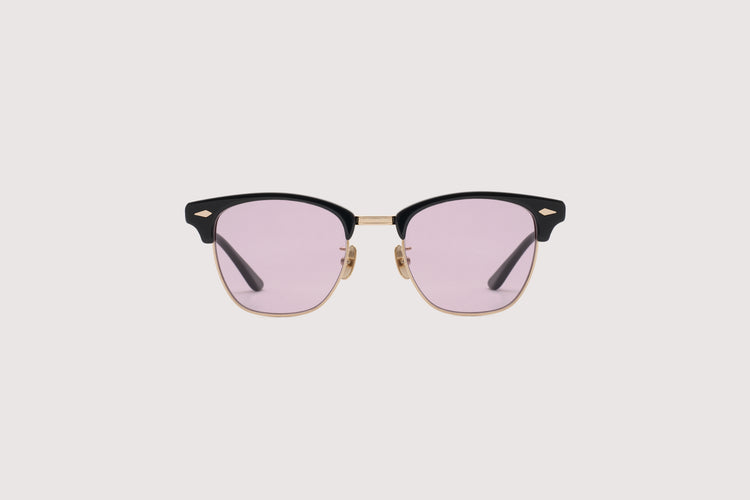NOCHINO OPTICAL YUGEN #10. GLOSS BLACK & CHAMPAGNE GOLD × SAKURA to D.GREY (dimming)