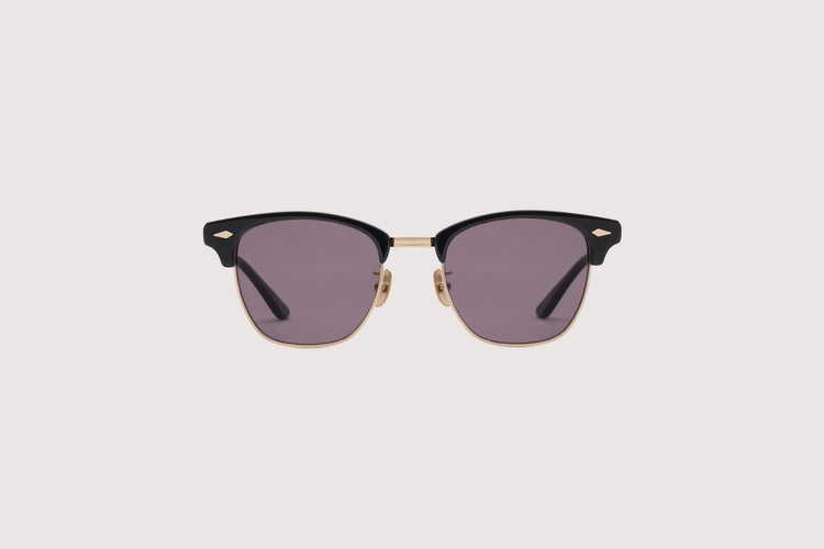 NOCHINO OPTICAL YUGEN #10. GLOSS BLACK & CHAMPAGNE GOLD × SAKURA to D.GREY (dimming)