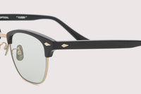 NOCHINO OPTICAL / YUGEN #2. GLOSS BLACK & CHAMPAGNE GOLD × GREY GREEN TO D.GREY (Photochromic Model)