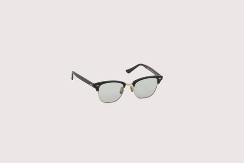 NOCHINO OPTICAL YUGEN #2. GLOSS BLACK & CHAMPAGNE GOLD × GRAY GREEN to D.GREY (dimming)
