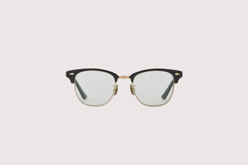 NOCHINO OPTICAL YUGEN #2. GLOSS BLACK & CHAMPAGNE GOLD × GRAY GREEN to D.GREY (dimming)