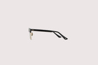 NOCHINO OPTICAL YUGEN #2. GLOSS BLACK & CHAMPAGNE GOLD × GRAY GREEN to D.GREY (dimming)