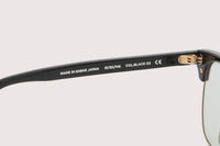 NOCHINO OPTICAL YUGEN #2. GLOSS BLACK & CHAMPAGNE GOLD × GREY GREEN to D.GREY (photochromic)