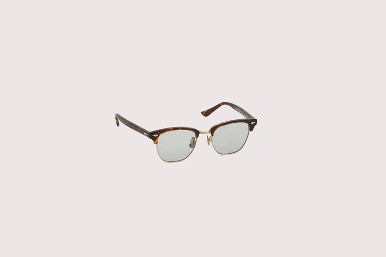 NOCHINO OPTICAL / YUGEN #3. RICH AMBER & CHAMPAGNE GOLD × GREY GREEN TO D.GREY (Photochromic Model)