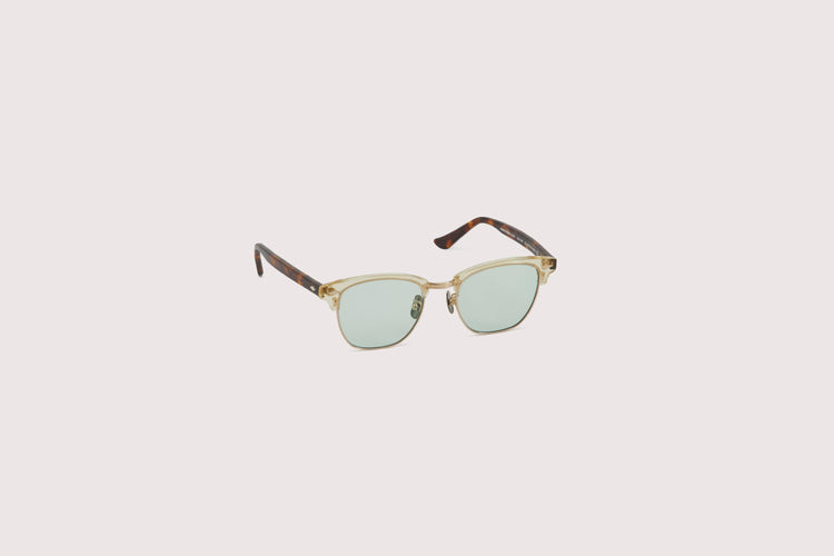 NOCHINO OPTICAL / YUGEN #5. CITRON & AMBER &CHAMPAGNE GOLD × L.SMOKE GREEN