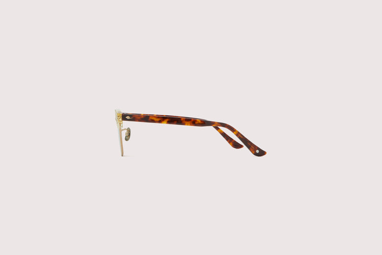 NOCHINO OPTICAL / YUGEN #5. CITRON & AMBER &CHAMPAGNE GOLD × L.SMOKE GREEN