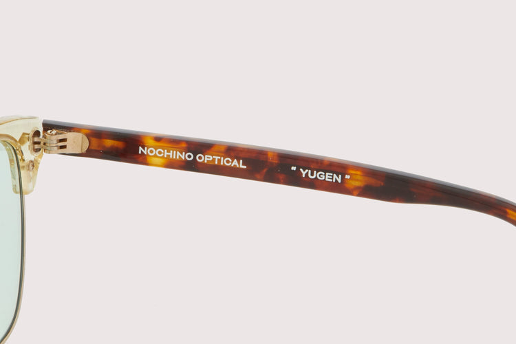 NOCHINO OPTICAL / YUGEN #5. CITRON & AMBER &CHAMPAGNE GOLD × L.SMOKE GREEN