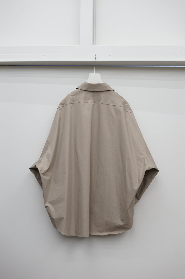 nonnotte Draping Shirt 001 N-26A-010 taupe