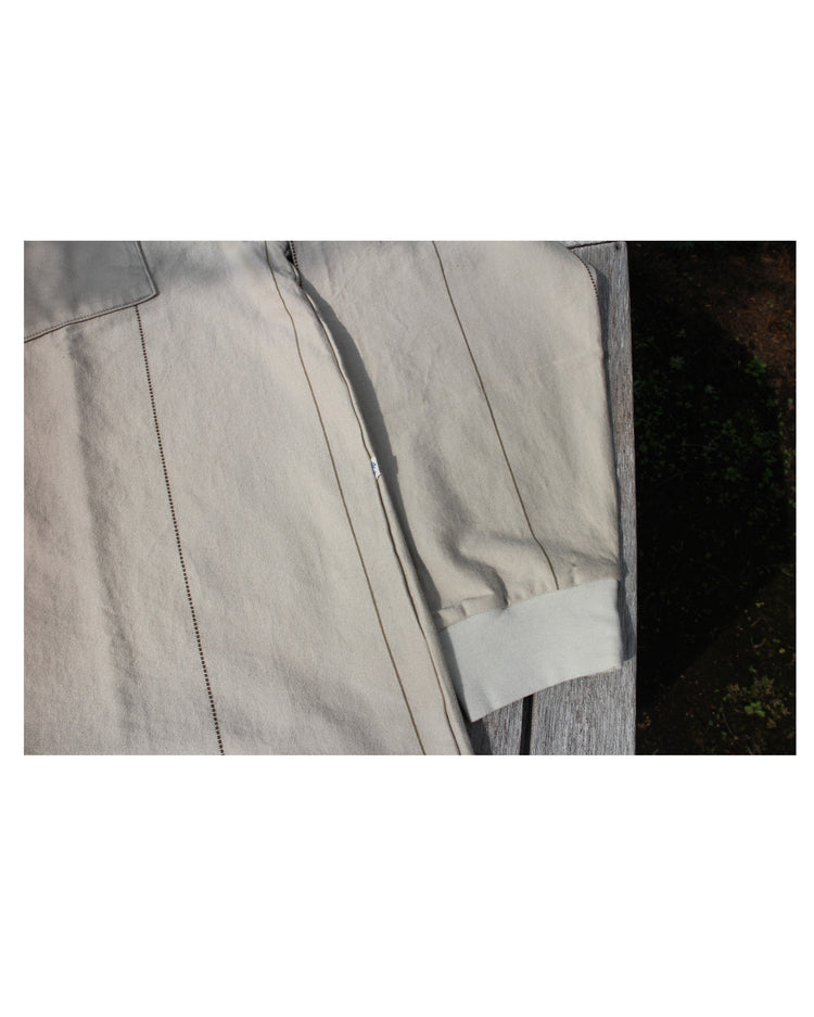 NOROLL / UNEVENNESS L/S TEE LT BEIGE