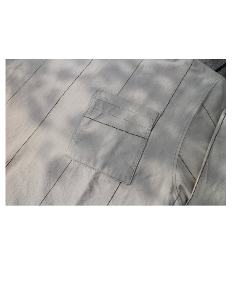 NOROLL / UNEVENNESS L/S TEE LT BEIGE