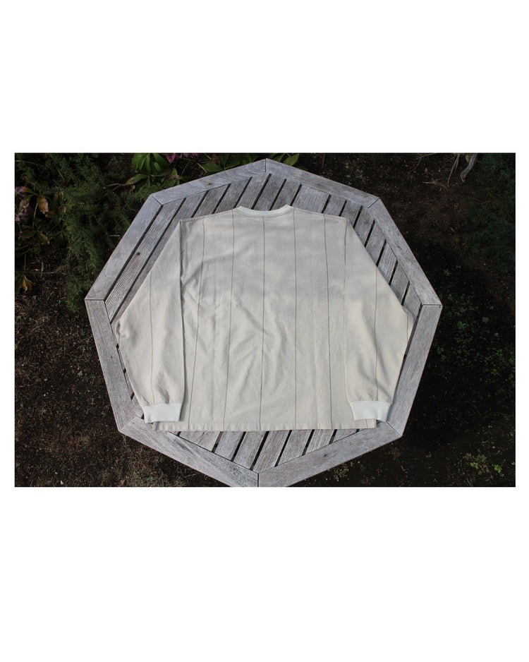 NOROLL / UNEVENNESS L/S TEE LT BEIGE