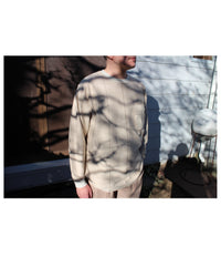 NOROLL / UNEVENNESS L/S TEE LT BEIGE