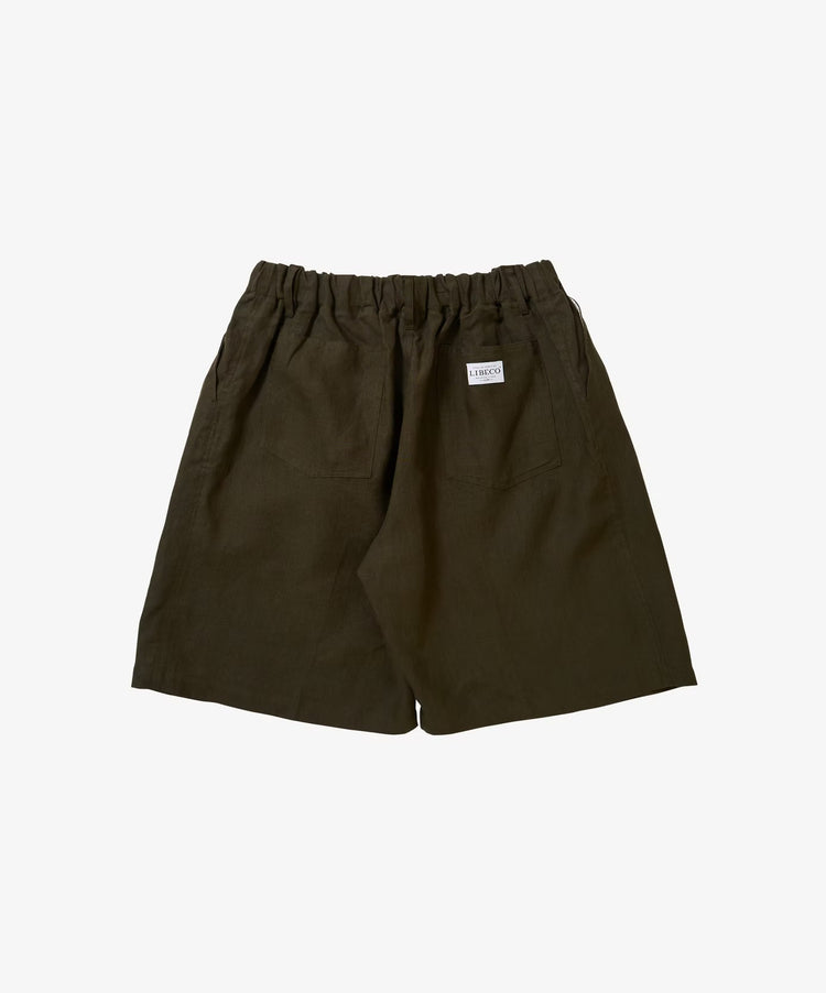 Sillage circular short pants black denim damaged 