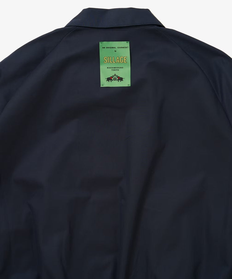 Sillage  zip up blouson gabardine navy