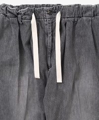 Sillage  baggy trousers black denim bleached