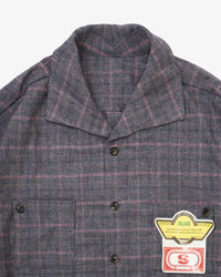 Sillage  rib blouson deadstock glen check pink