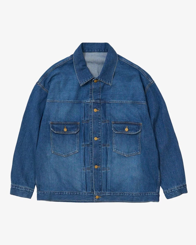 Sillage trucker jacket denim damaged 